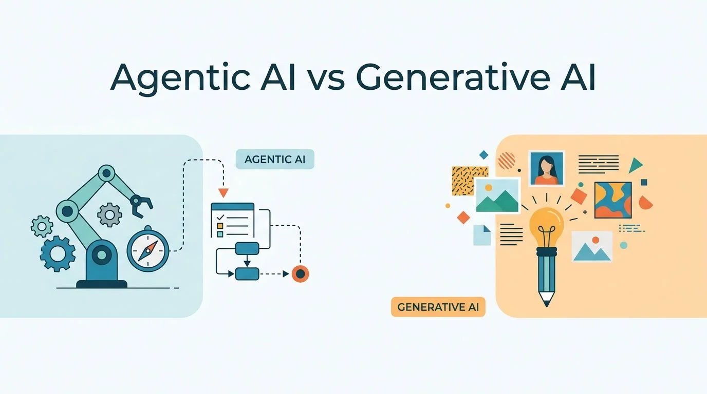 Agentic AI vs Generative AI: What's the Difference, Really?