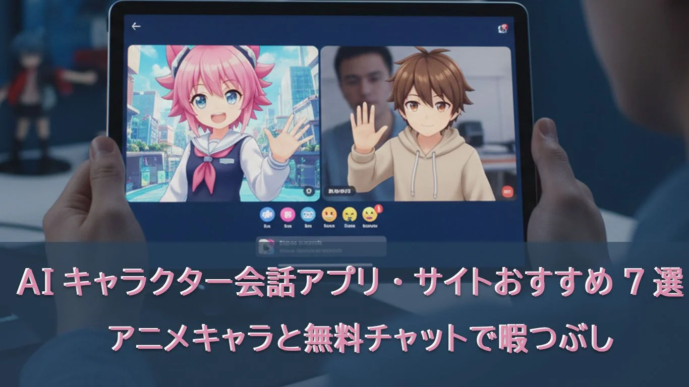 AIキャラクター会話アプリ・サイト