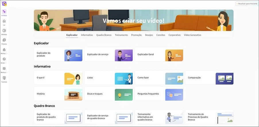 Criar animação 2D com Animaker