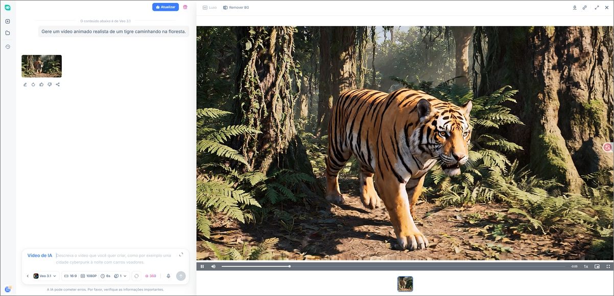 Criar animação com HIX AI