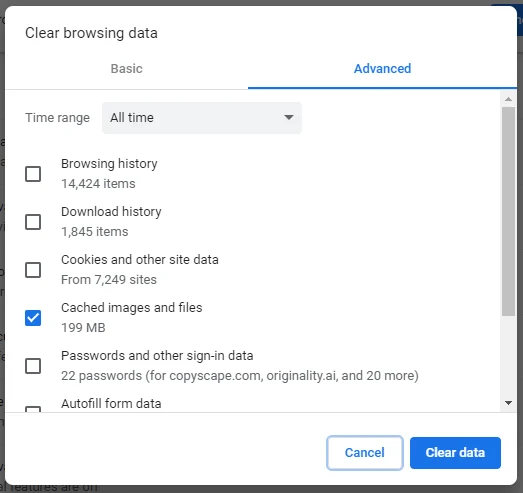 キャッシュされた画像