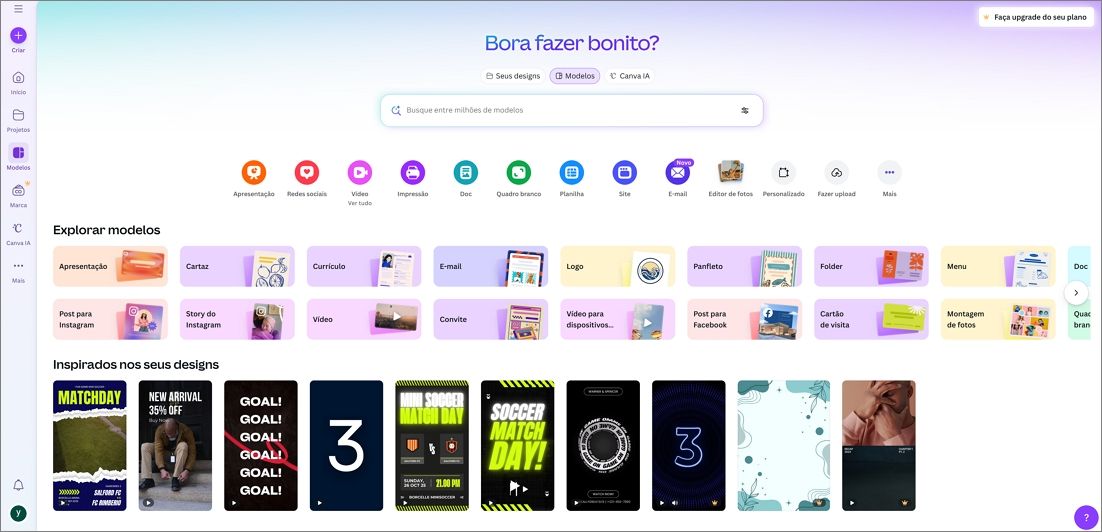 Canva Gerador de vídeo com IA