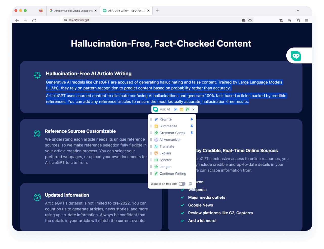 Access AI Assistance <span class='text-[#00D3B6]'>Anywhere</span> on Firefox