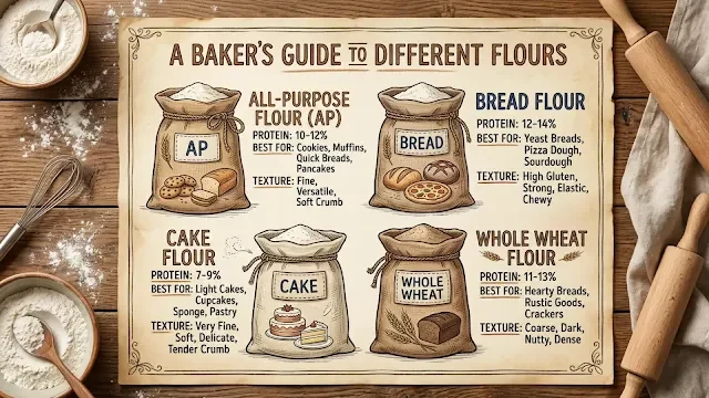flour types comparing