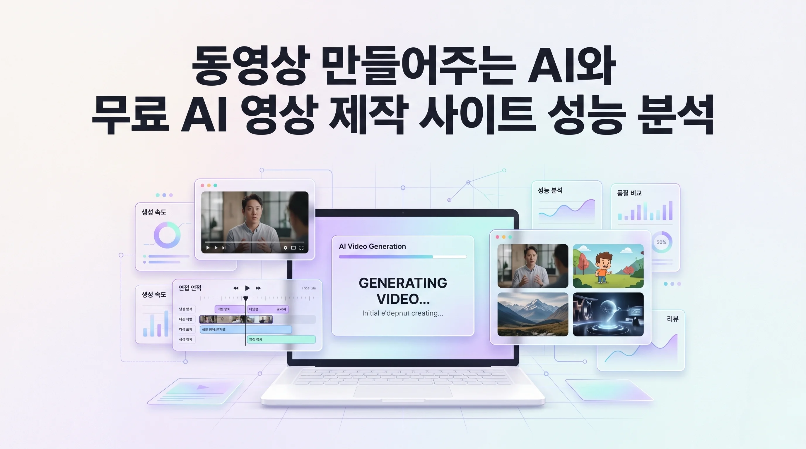 동영상 만들어주는 AI와 무료 AI 영상 제작 사이트 성능 분석