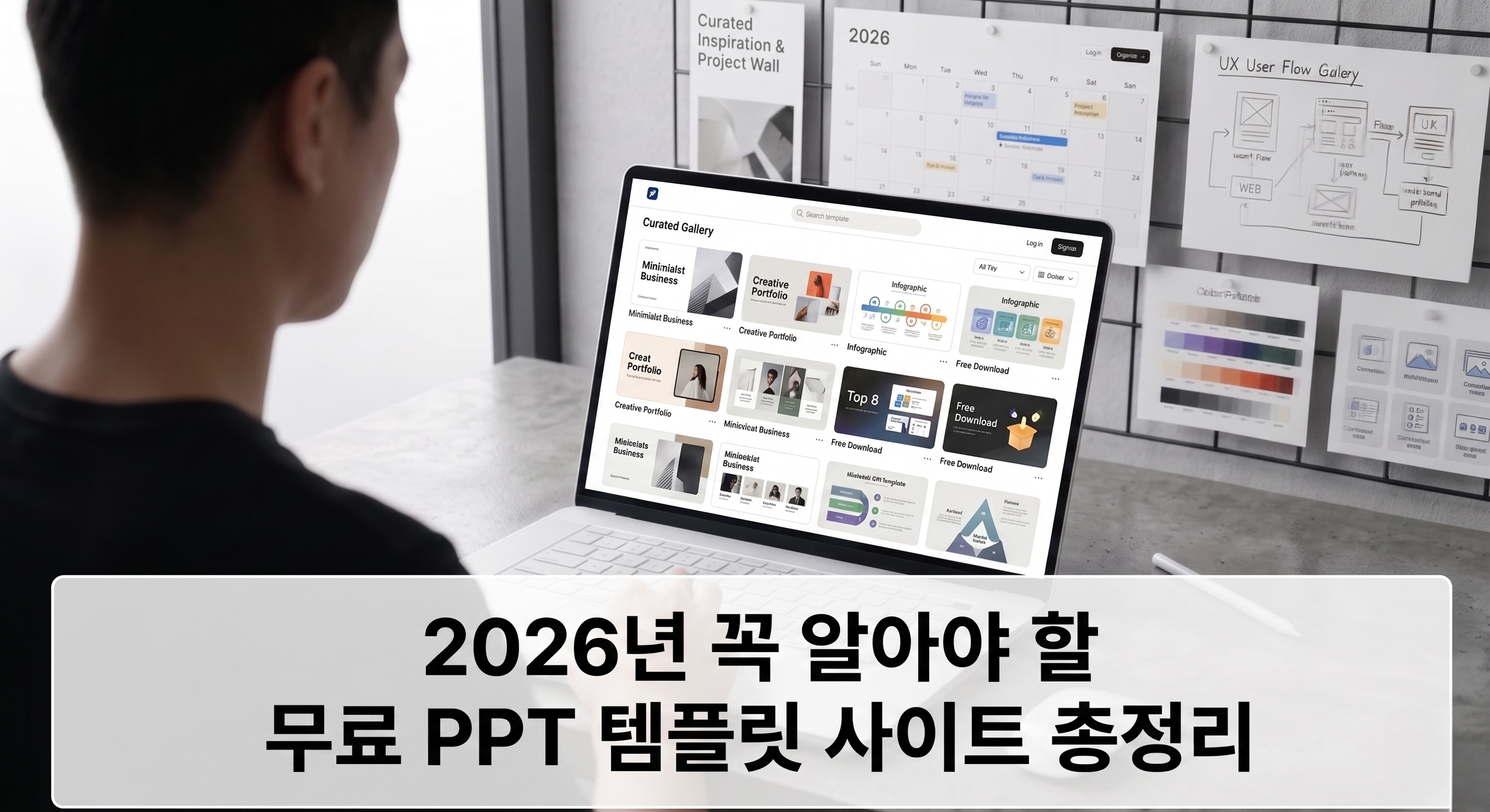 무료 PPT 템플릿 사이트 총정리