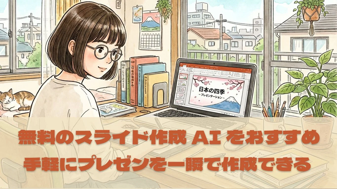 【2026】スライド作成AIおすすめ7選！無料でパワポを自動生成するコツと注意点