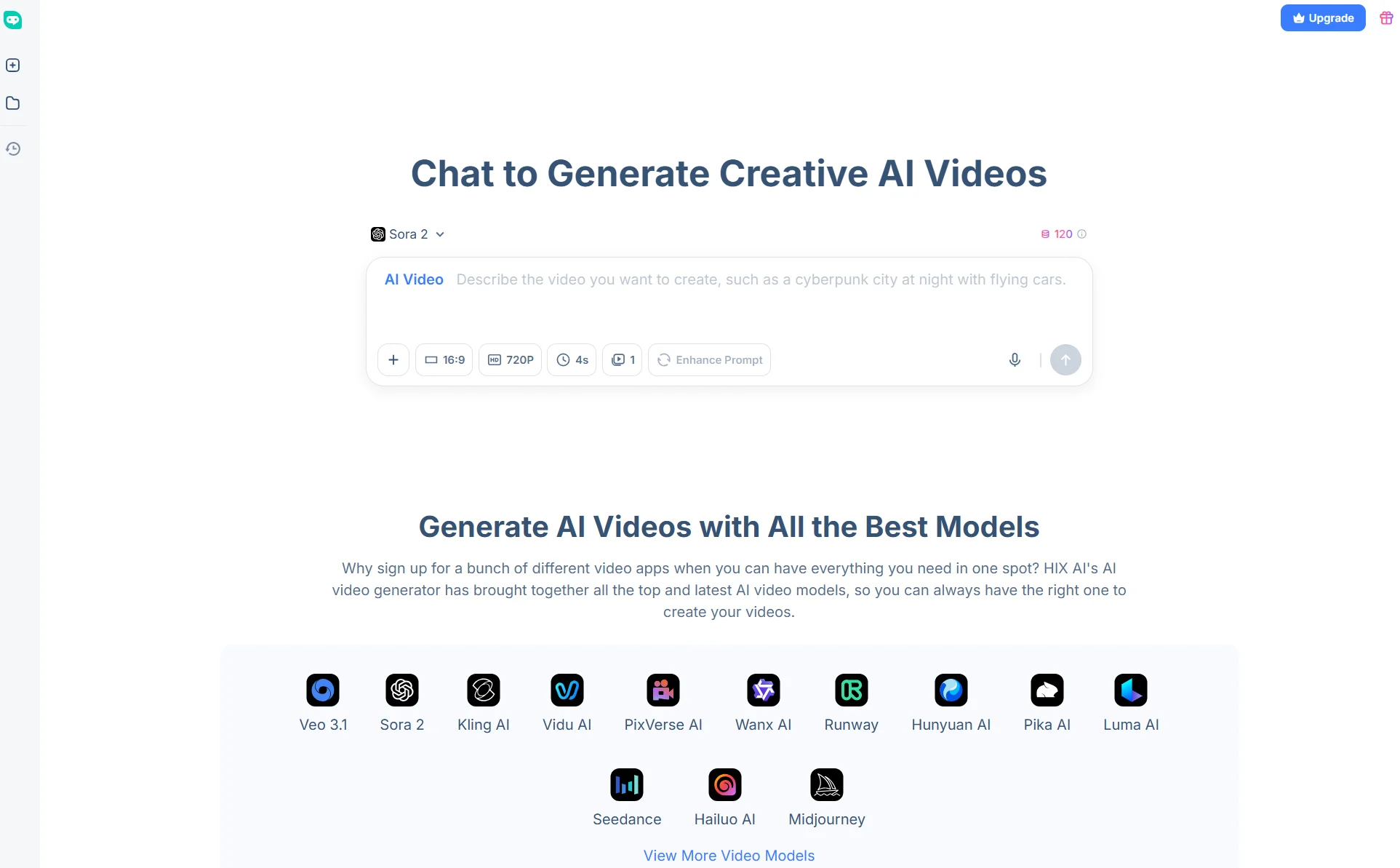 HIX AIビデオエージェント