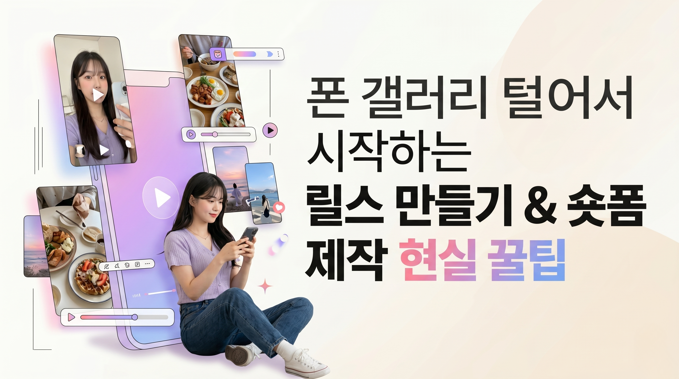 폰 갤러리 털어서 시작하는 릴스 만들기 & 숏폼 제작 현실 꿀팁 (ft. 필수 영상 툴)