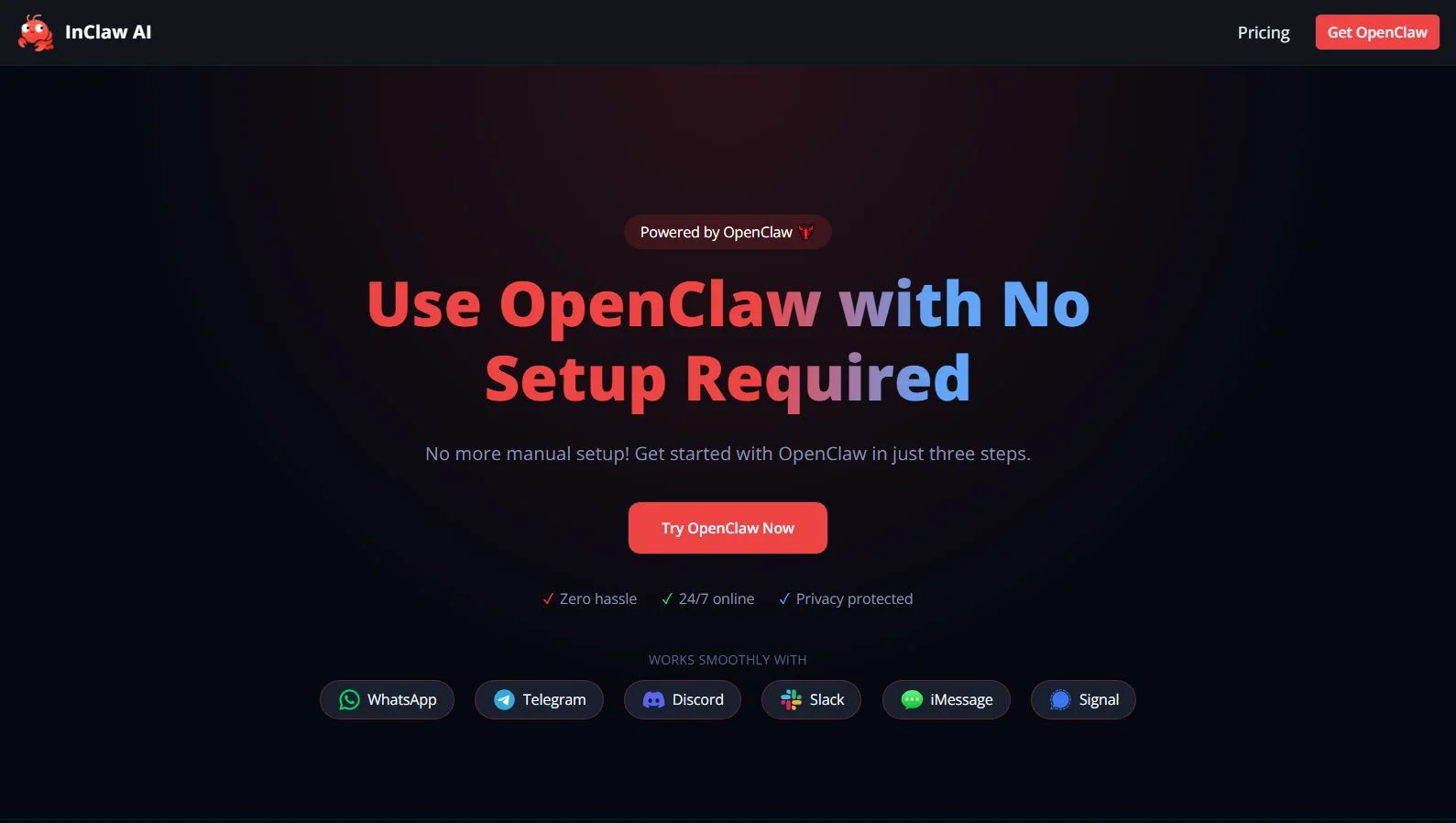 InClaw AI screenshot