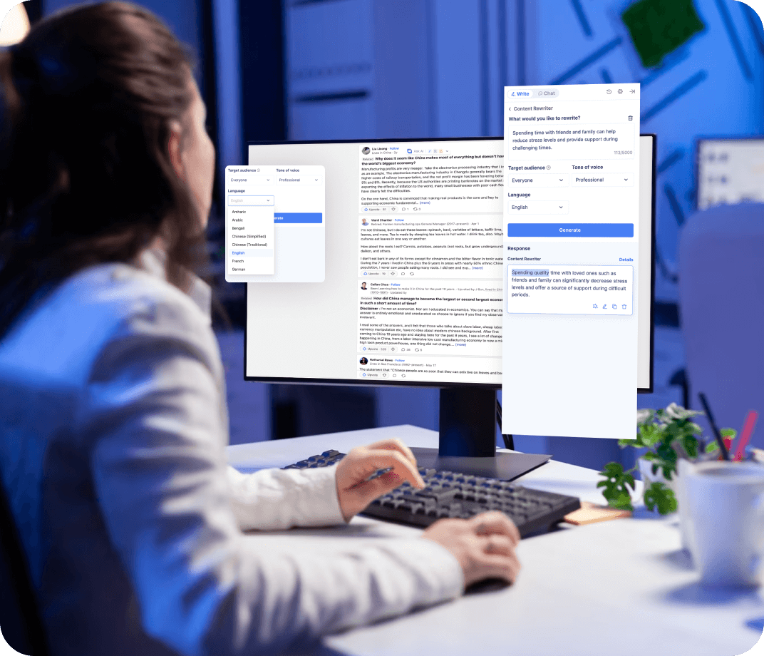 <span class='text-[#00D3B6]'>Personalized</span> Paraphrase Output