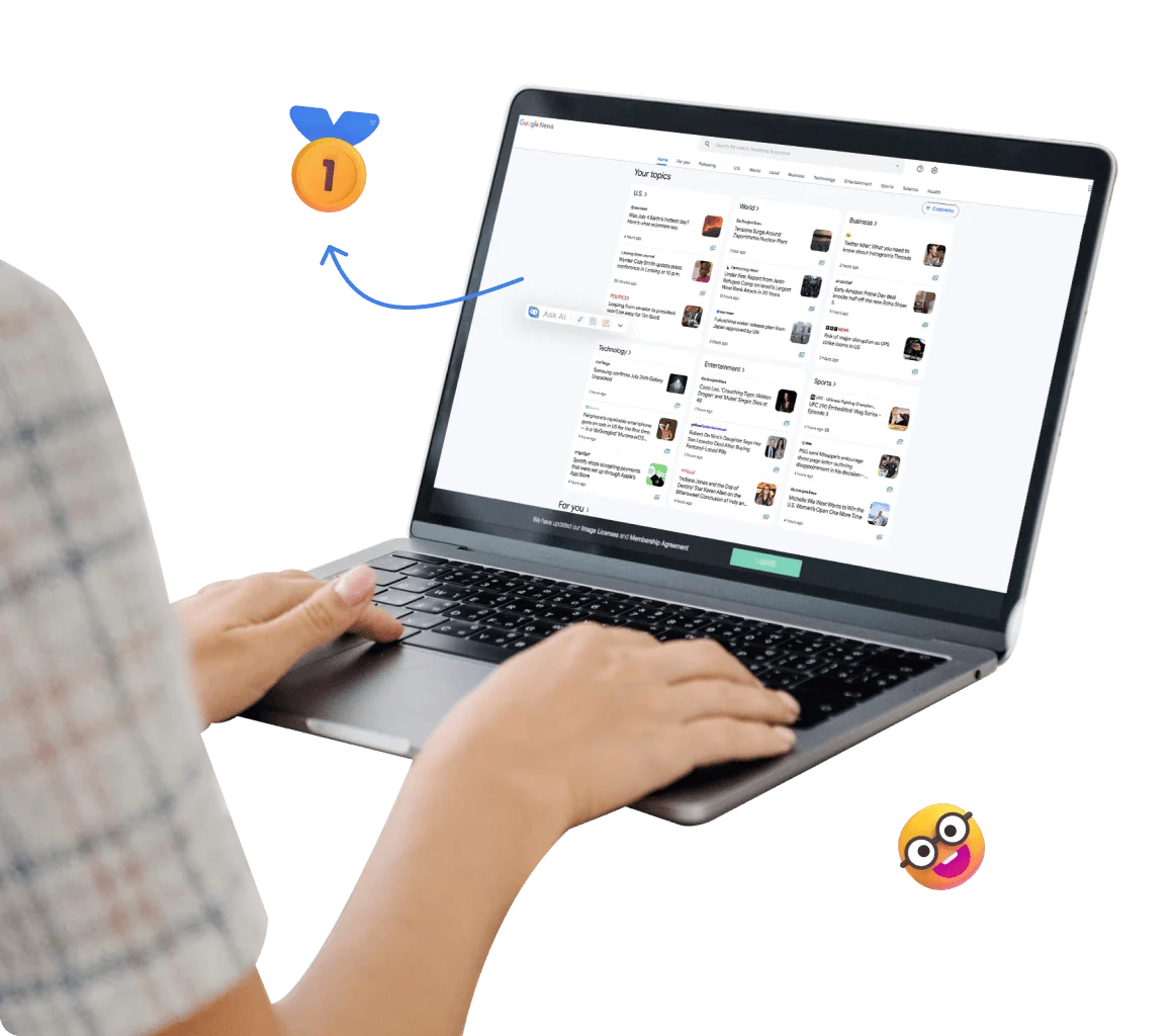 <span class='text-[#00D3B6]'>Authenticity Guaranteed</span> News Stories