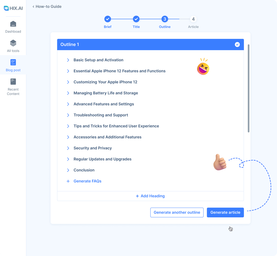 <span class='text-[#00D3B6]'>How</span> HIX AI How-to Guide Generator Works?