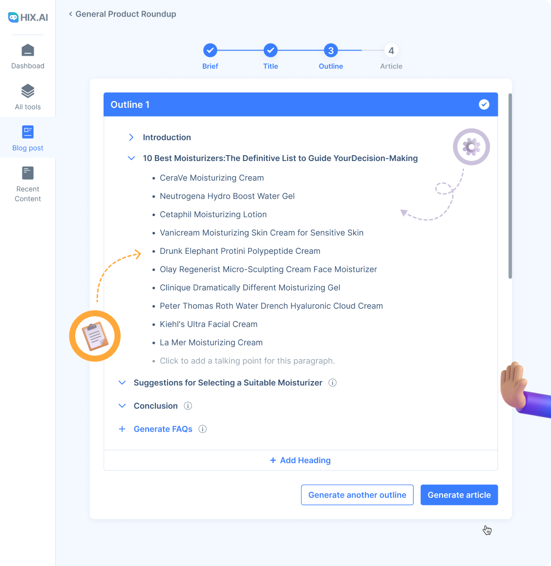 <span class='text-[#00D3B6]'>Straightforward</span> Product Roundup Creation Process