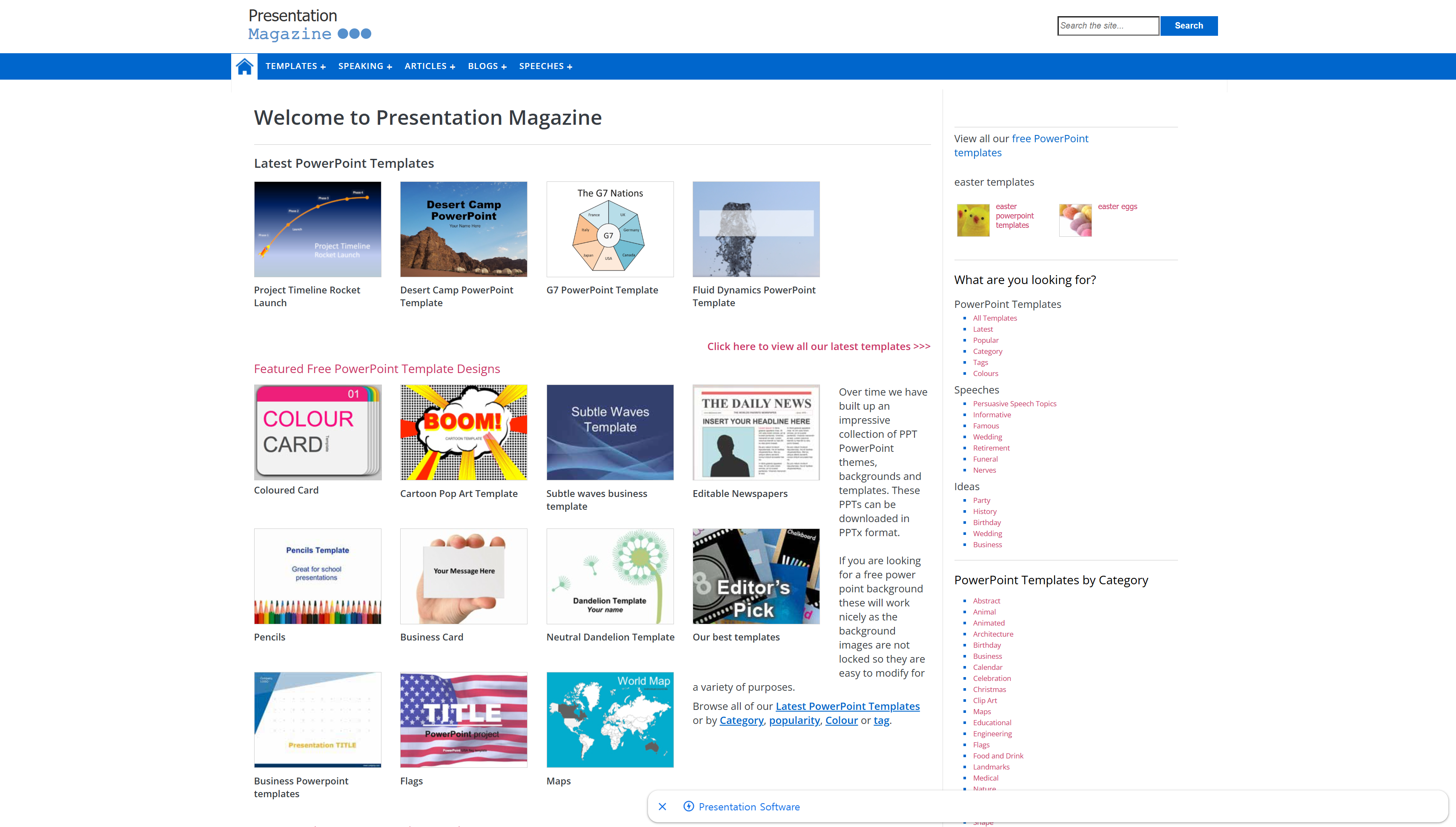 Presentation Magazine