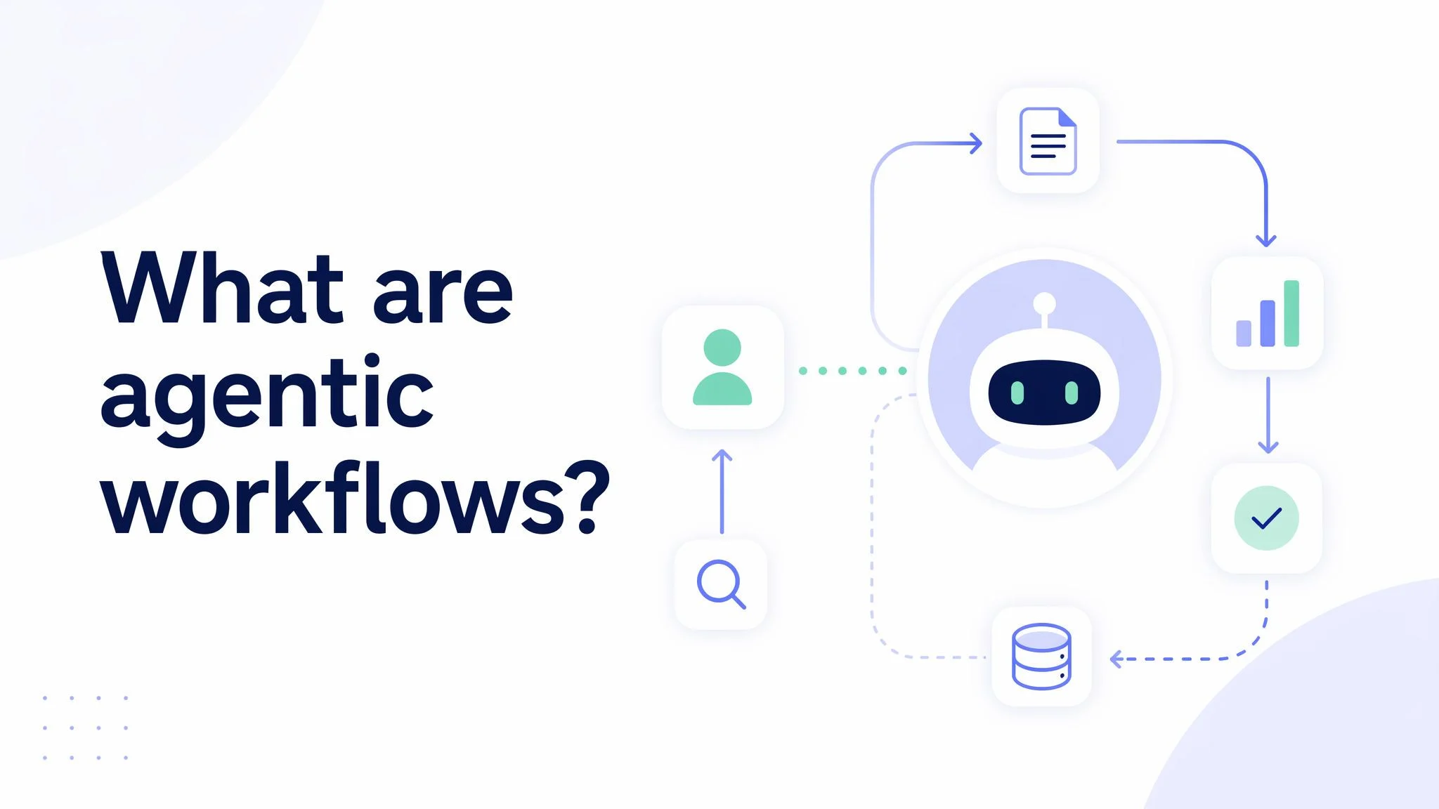 Thumbnail for what are agentic workflows